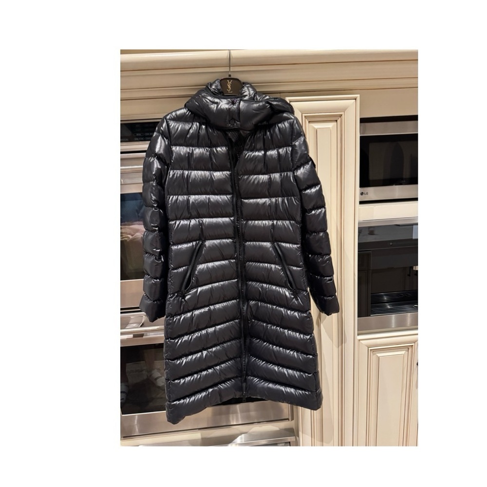 Moncler Black Puffer Coat used once